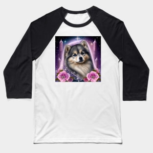 Modest Finnish Lapphund Baseball T-Shirt